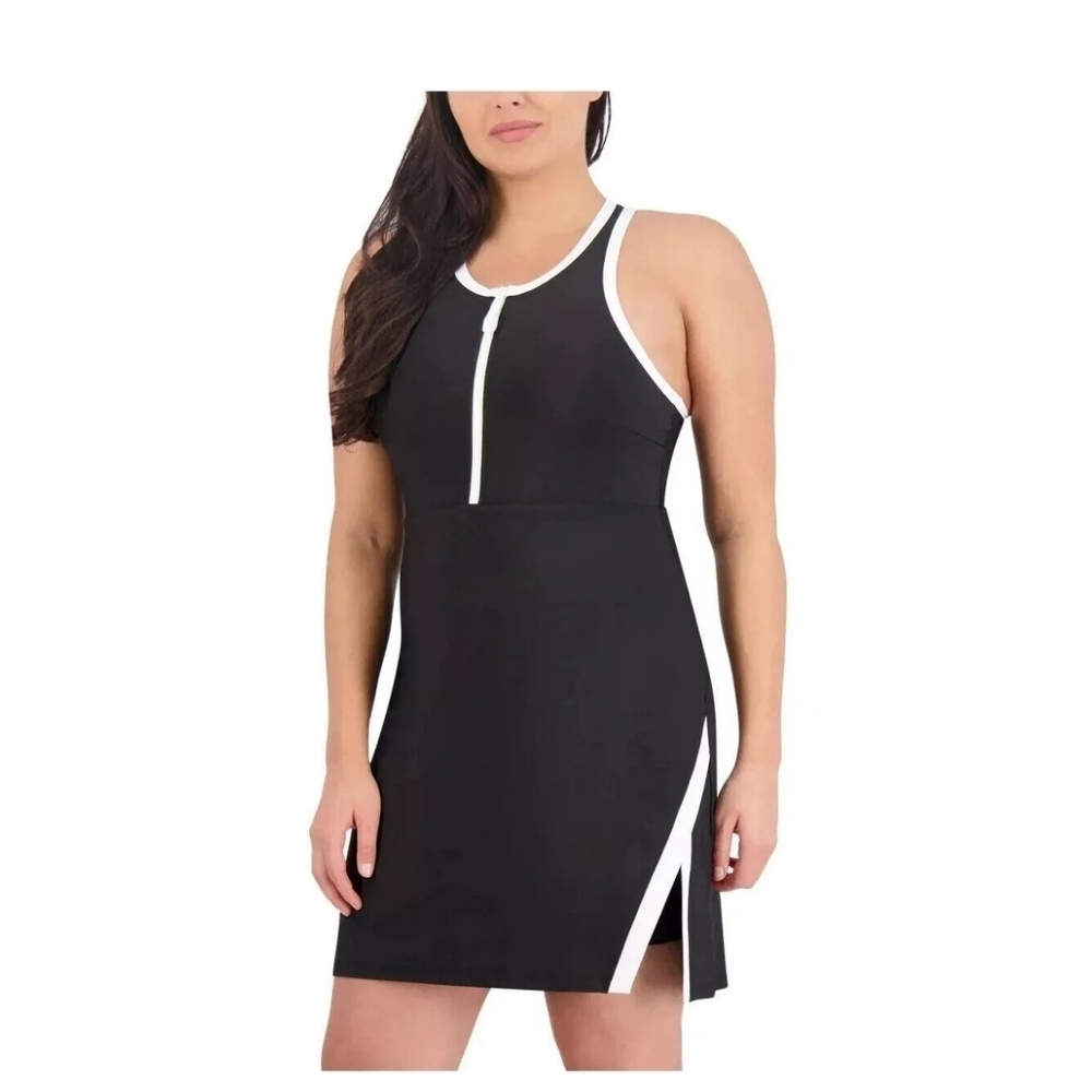 SAGE Ladies' Lined Stretch Active Dress with Built in Shorts Size S And XL